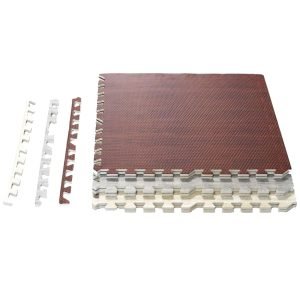 Wood Grain Interlocking EVA Foam Floor Mats