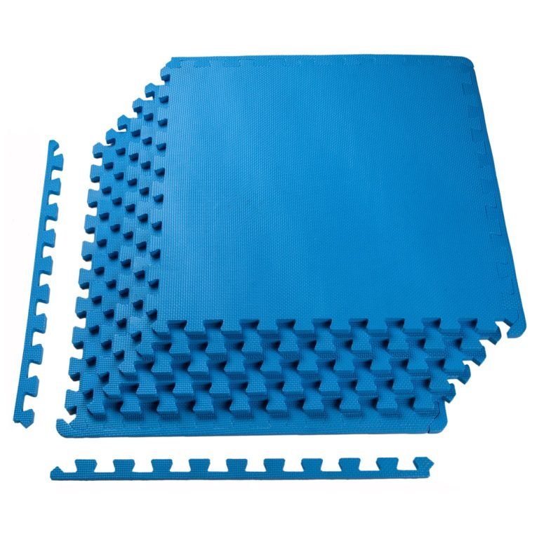 EVA Foam Exercise Mats for Home Boxing High-density EVA foam exercise mats protecting the floor under home boxing gear