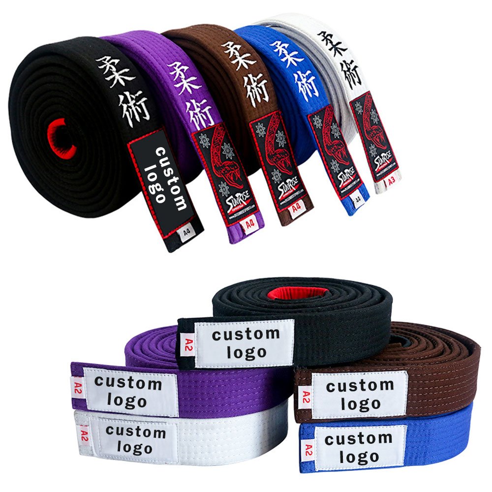 QTBB-001 Custom BJJ Martial Arts Belts - Wholesale