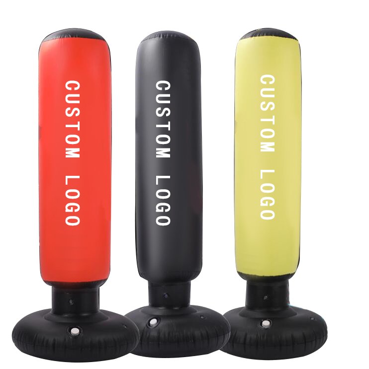 Saco de boxe insuflável, saco de areia para treino de boxe cheio de água