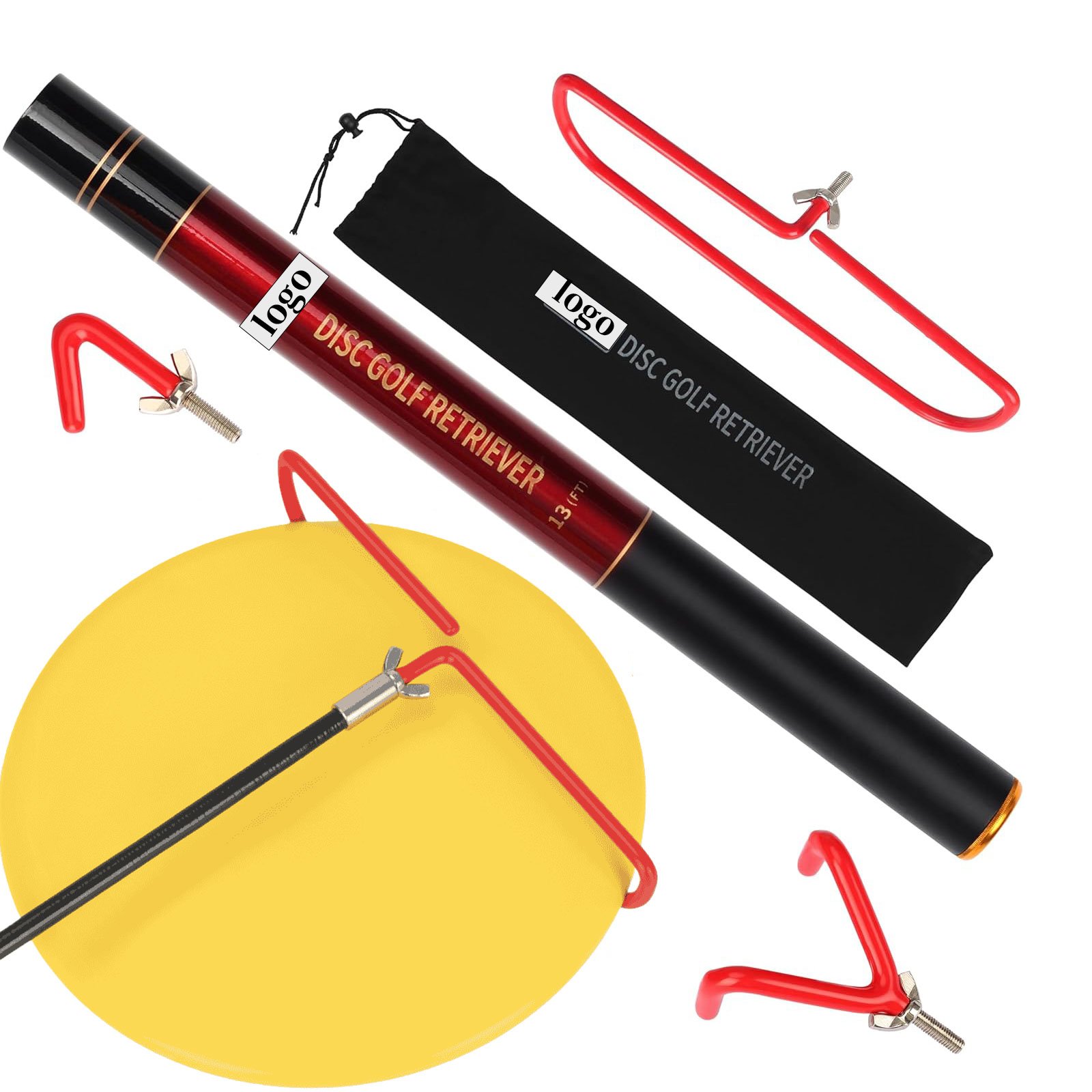 FRP Disc Golf Retriever Pole