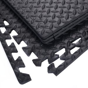 Interlocking EVA foam mat texture and edge design