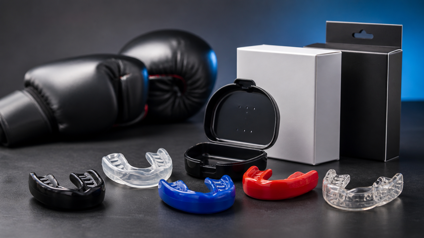 Custom mouthguard OEM branding Custom logo wholesale mouthguards for combat sports brands